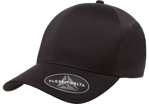 180 Flexfit Delta -BLACK